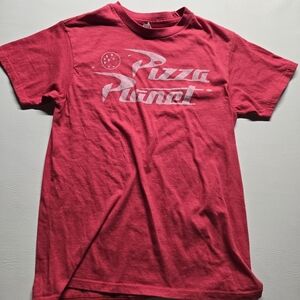 Red Pizza Planet T-Shirt Womens Small